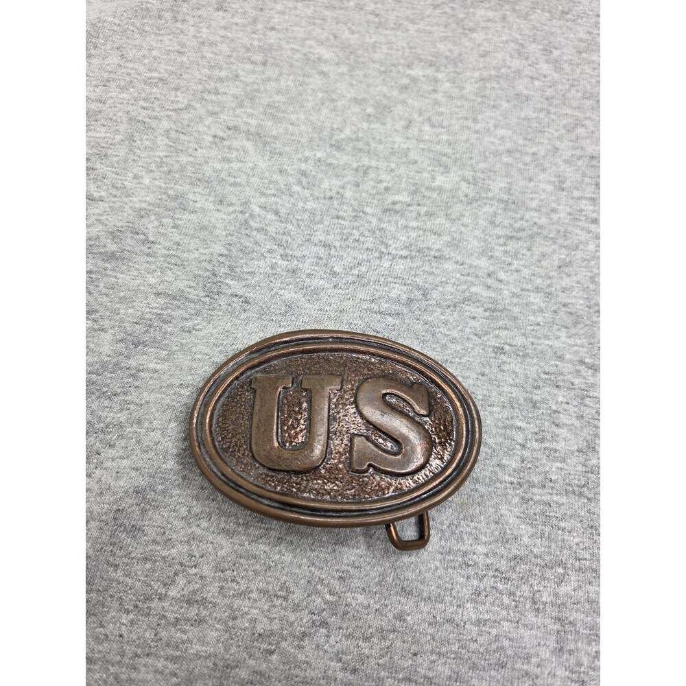 Civil War Reenactor US Replica Antique Brass Belt Buckle